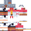 Minecraft skin texture, 64x64 pixels