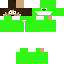 Minecraft skin texture, 64x64 pixels