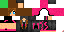 Minecraft skin texture, 64x32 legacy pixels