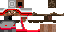 Minecraft skin texture, 64x32 legacy pixels