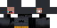 Minecraft skin texture, 64x32 legacy pixels