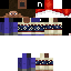Minecraft skin texture, 64x64 pixels