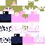Minecraft skin texture, 64x64 pixels