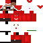 Minecraft skin texture, 64x64 pixels