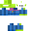 Minecraft skin texture, 64x64 pixels