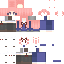 Minecraft skin texture, 64x64 pixels