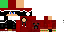 Minecraft skin texture, 64x32 legacy pixels
