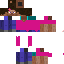 Minecraft skin texture, 64x64 pixels