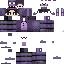 Minecraft skin texture, 64x64 pixels