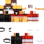 Minecraft skin texture, 64x64 pixels