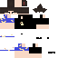 Minecraft skin texture, 64x64 pixels