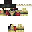 Minecraft skin texture, 64x64 pixels