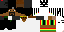 Minecraft skin texture, 64x32 legacy pixels