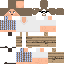 Minecraft skin texture, 64x64 pixels