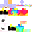 Minecraft skin texture, 64x64 pixels
