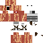 Minecraft skin texture, 64x64 pixels