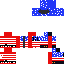Minecraft skin texture, 64x64 pixels