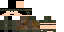Minecraft skin texture, 64x32 legacy pixels