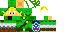 Minecraft skin texture, 64x32 legacy pixels