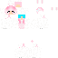Minecraft skin texture, 64x64 pixels