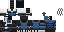 Minecraft skin texture, 64x32 legacy pixels