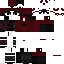Red Minecraft skin texture, 64x64 pixels