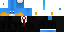 Minecraft skin texture, 64x32 legacy pixels