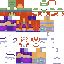 Minecraft skin texture, 64x64 pixels