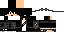 Minecraft skin texture, 64x32 legacy pixels