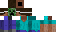 Minecraft skin texture, 64x32 legacy pixels