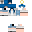 Minecraft skin texture, 64x64 pixels