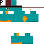Minecraft skin texture, 64x64 pixels