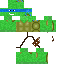 Minecraft skin texture, 64x64 pixels