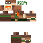 Minecraft skin texture, 64x64 pixels