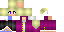 Minecraft skin texture, 64x32 legacy pixels