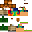 Minecraft skin texture, 64x64 pixels