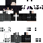 Minecraft skin texture, 64x64 pixels