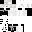 White Minecraft skin texture, 64x64 pixels