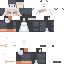 Minecraft skin texture, 64x64 pixels