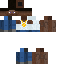 Minecraft skin texture, 64x64 pixels