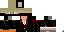 Minecraft skin texture, 64x32 legacy pixels