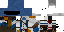 Minecraft skin texture, 64x32 legacy pixels