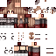 Minecraft skin texture, 64x64 pixels
