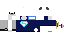 Minecraft skin texture, 64x32 legacy pixels