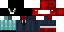 Minecraft skin texture, 64x32 legacy pixels