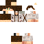 Minecraft skin texture, 64x64 pixels