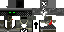 Minecraft skin texture, 64x32 legacy pixels