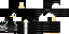Minecraft skin texture, 64x32 legacy pixels