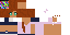 Minecraft skin texture, 64x32 legacy pixels