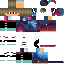 Minecraft skin texture, 64x64 pixels